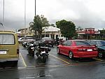 Photo courtesy of Sue (she is the one driving the blue car as her bike is in the shop!)